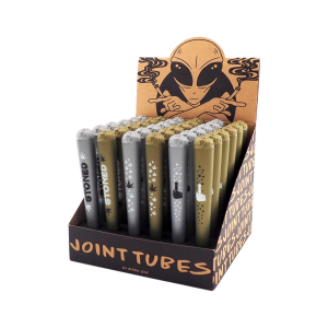 Joint Tube silber-gold Stoned Motive