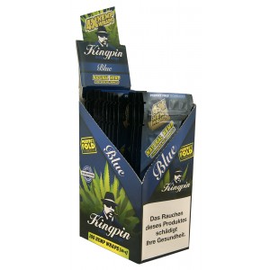 KINGPIN Hemp Wrap Blue, 100er Box