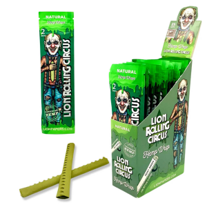 Lion Rolling Circus Hemp Wraps Natural 2er Packung