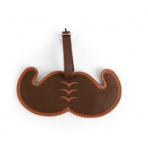 Mustache Kofferanhänger und Taschenanhänger (Kikkerland)