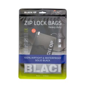 Noaks Bag Black Op Schnellverschlussbeutel L 5er Packung