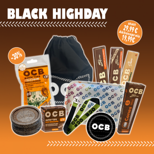 OCB Special Black Highday Set Nr. 2 - Unbleached