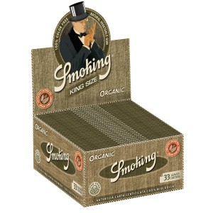 Smoking Organic King Size Slim Papers, 50er Box 