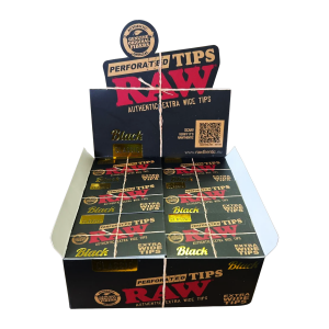 RAW Black Extra Wide Tips 36er Box