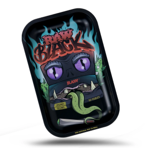 RAW Black Rolling Tray "Monster" Drehunterlage small