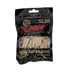 RAW Super Long Filter 30 mm 100er Pack