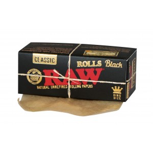 RAW Black King Size Rolls 3 m Endlospaper einzeln