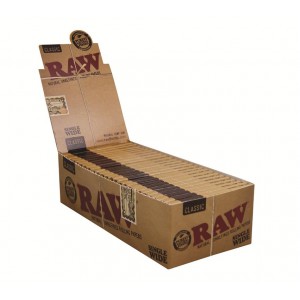 RAW Classic Single Wide Double Papers 25er Box