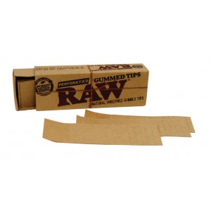 RAW Perforated Gummed Tips Packung einzeln