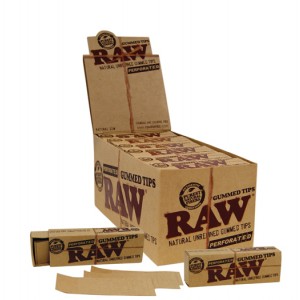 RAW Perforated Gummed Tips 24er Box