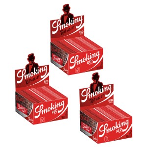 3 x 50er Box Smoking Red King Size Longpapers