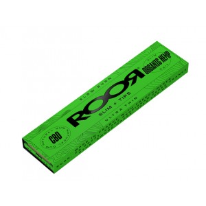 Roor Organic Hemp Slim Rolling Papers + Tips