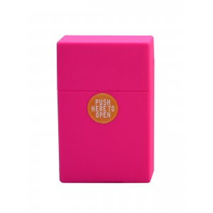 Zigaretten Click Box Neonpink (Rubbertouch)