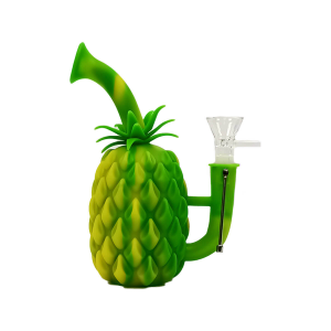 Minibong Ananas aus Silikon 18 cm