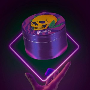 Smoking Grinder Euphoria Skull Ø 50 mm 4-teilig