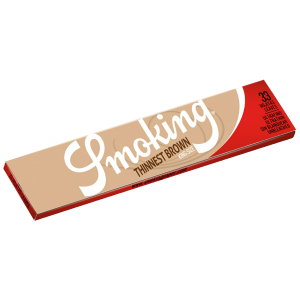 Smoking Thinnest Brown King Size Heftchen einzeln