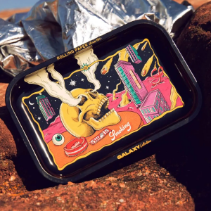 Smoking Metal Rolling Tray Galaxy Collection - Inferno