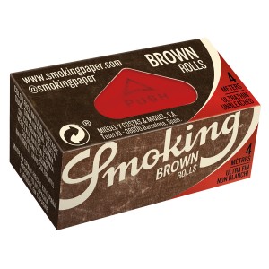 Smoking Brown Rolls Endlospaper einzeln