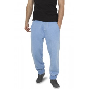 URBAN CLASSICS Burnout Sweatpants himmelblau