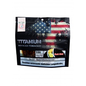 Titanium Shishatabak 100 g Rhode Island