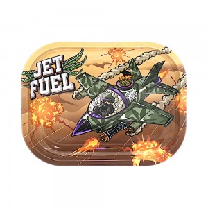 Best Buds Jet Fuel Metal Rolling Tray small