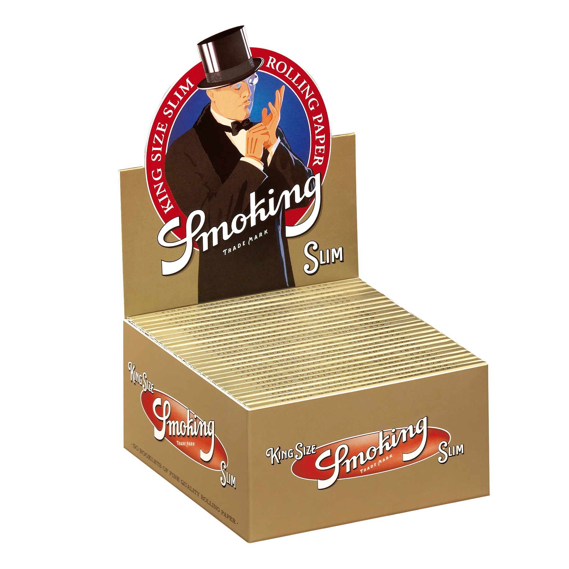 Filtertips Zigarettenpapier Blättchen 3 Heftchen Smoking Gold King Size Papier 