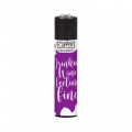 CLIPPER Feuerzeug Wineabulous "Drinking Wine feeling fine"