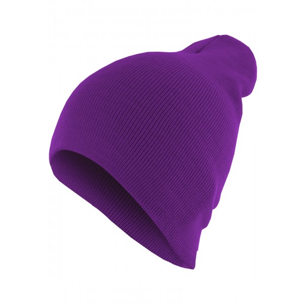 MasterDis Beanie Basic Flap lila