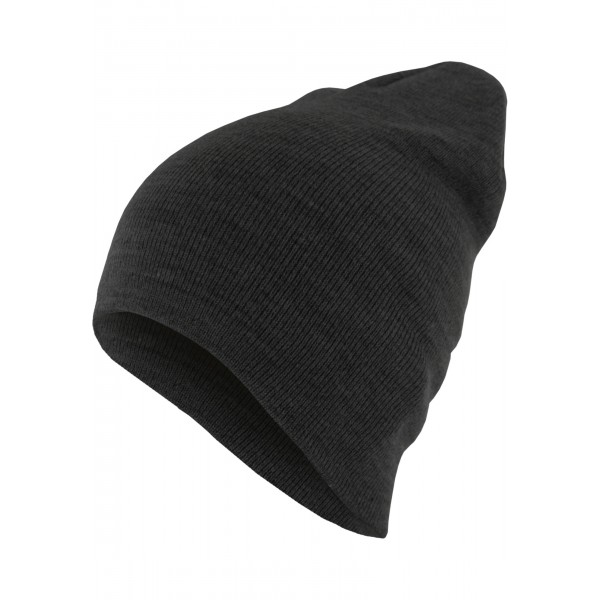 MasterDis Beanie Basic Flap anthrazit