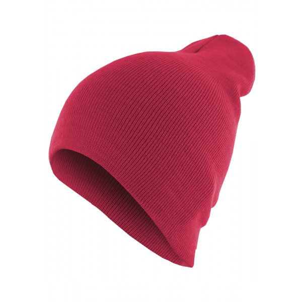 MasterDis Beanie Basic Flap magenta