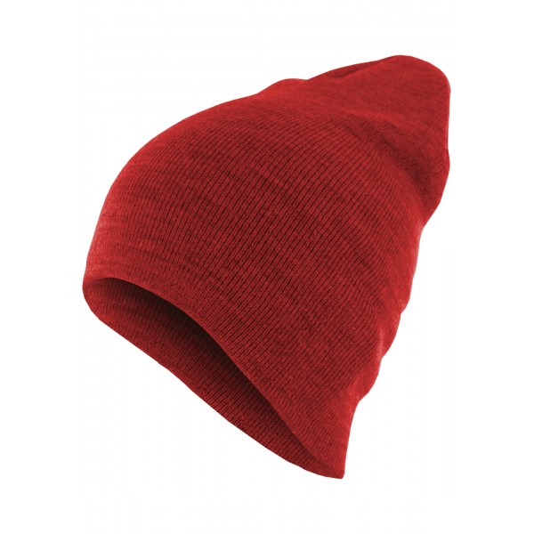 MasterDis Beanie Basic Flap kaminrot