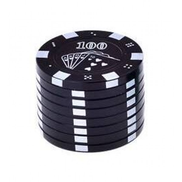 Champ High Poker Chips Grinder 3-teilig schwarz