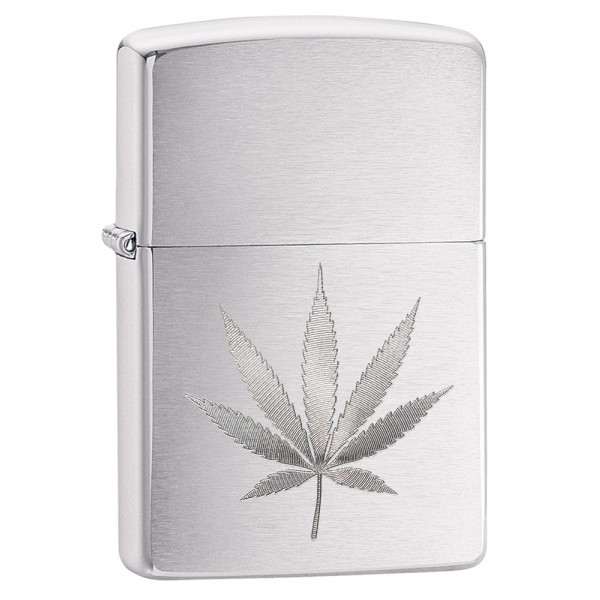 Zippo Feuerzeug Cannabis Leaf Engraved