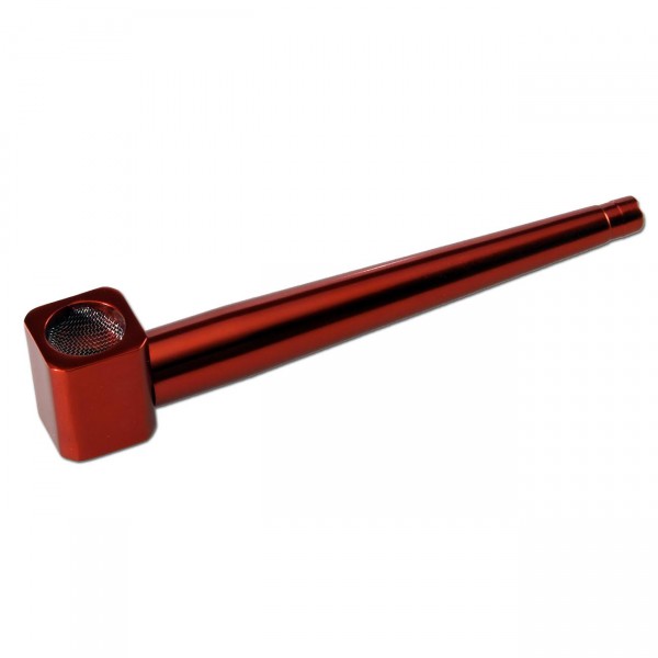 Roller Handpfeife aus eloxiertem Aluminium braun
