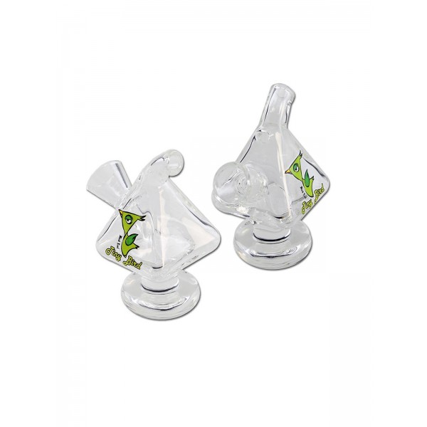 Black Leaf Tiny Bird Pyramide One Hit Bubbler 
