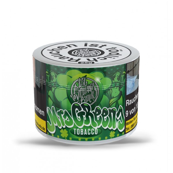 187 Straßenbande Shisha Tabak "Mrs Greens" 25 g Dose