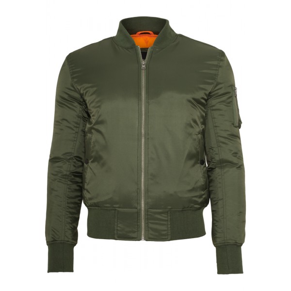 URBAN CLASSICS Basic Bomber Jacke (olive)