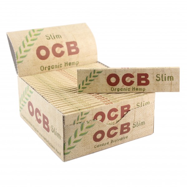 OCB Organic Hemp King Size Slim Papers 50er Box