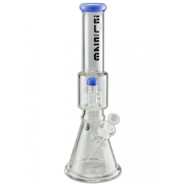 Blaze Glass Icebong Trommelperkolator blau