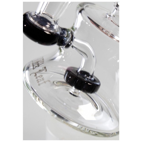 Black Leaf Glasbubbler Trommelperk Kräuter + Öl