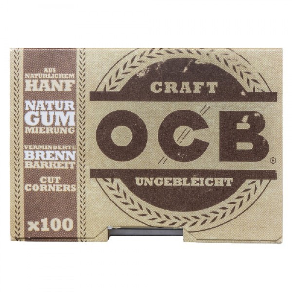 OCB Slim Papierfilter 34er Box + 5 OCB Craft Einzelheftchen Gratis