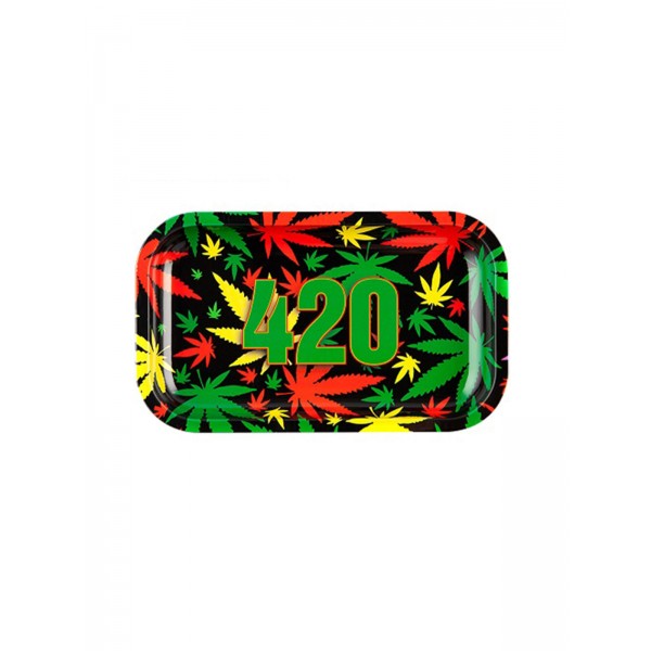 420 Red Leaves Drehunterlage Metall small