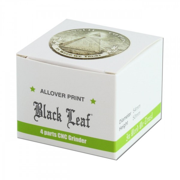 Black Leaf 'Dollar' Aluminium Grinder 4-tlg.