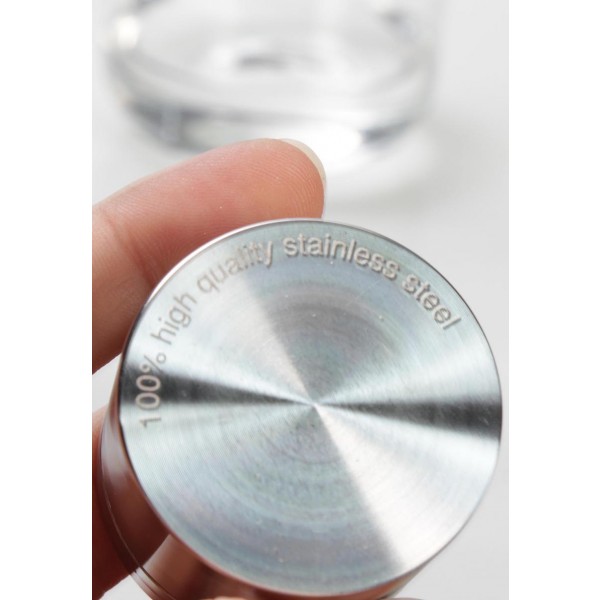 Black Leaf Edelstahl Grinder "Steely Dan" Ø 38,6 mm 2-teilig