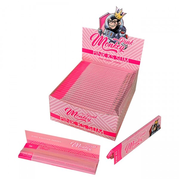 Monkey King Pink Papers KS Slim einzelne Heftchen