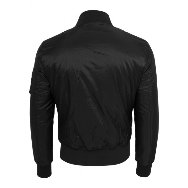 URBAN CLASSICS Basic Bomber Jacke (schwarz)