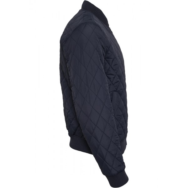 URBAN CLASSICS Diamond Quilt Nylon Jacke (navy)