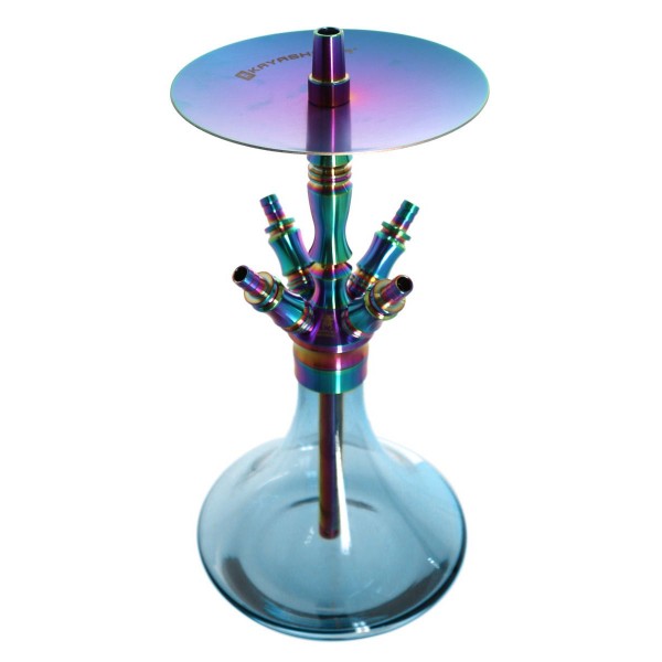 Kaya Shisha Seablue 480CC INOX Giza Rainbow 4S