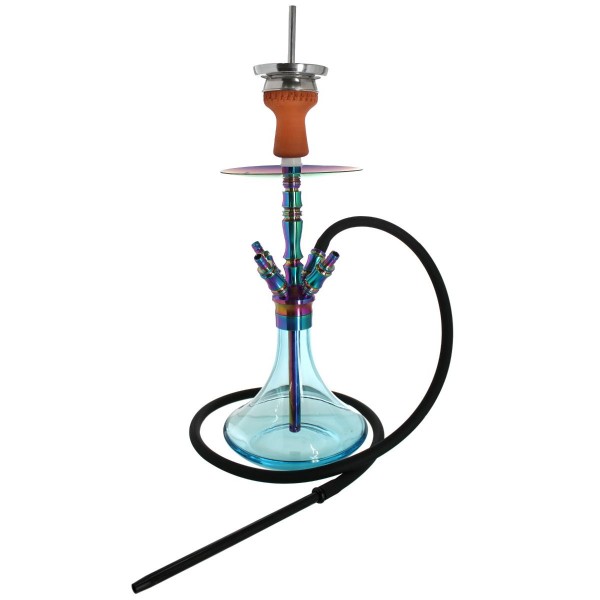 Kaya Shisha Seablue 480CC INOX Giza Rainbow 4S