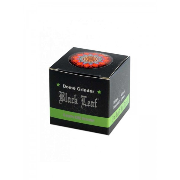 'Black Leaf' 'Mandala' Alu-Grinder 4-tlg. rot Verpackung